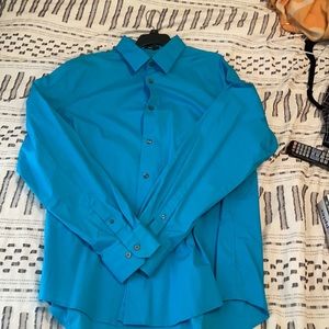 Express men’s long sleeve button down dress shirt